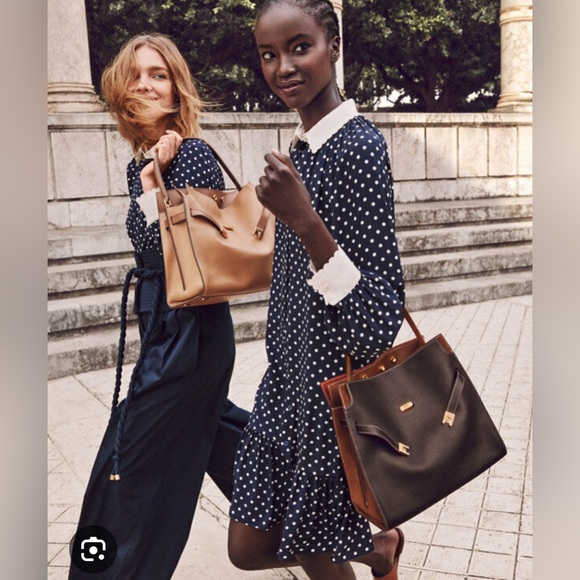 TORY BURCH CORA SILK SHIRTDRESS - Picture 1 of 7